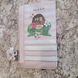 Guess pink Aloha wallet